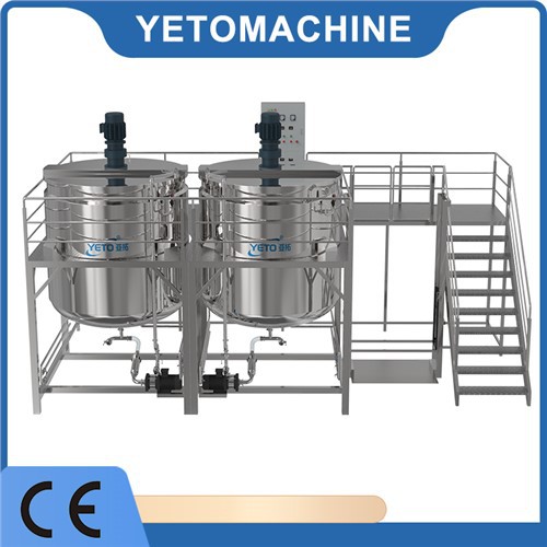 Tangki Campuran Syampu 1000L Dengan Agitator